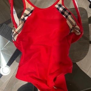 Burberry infant swimsuit